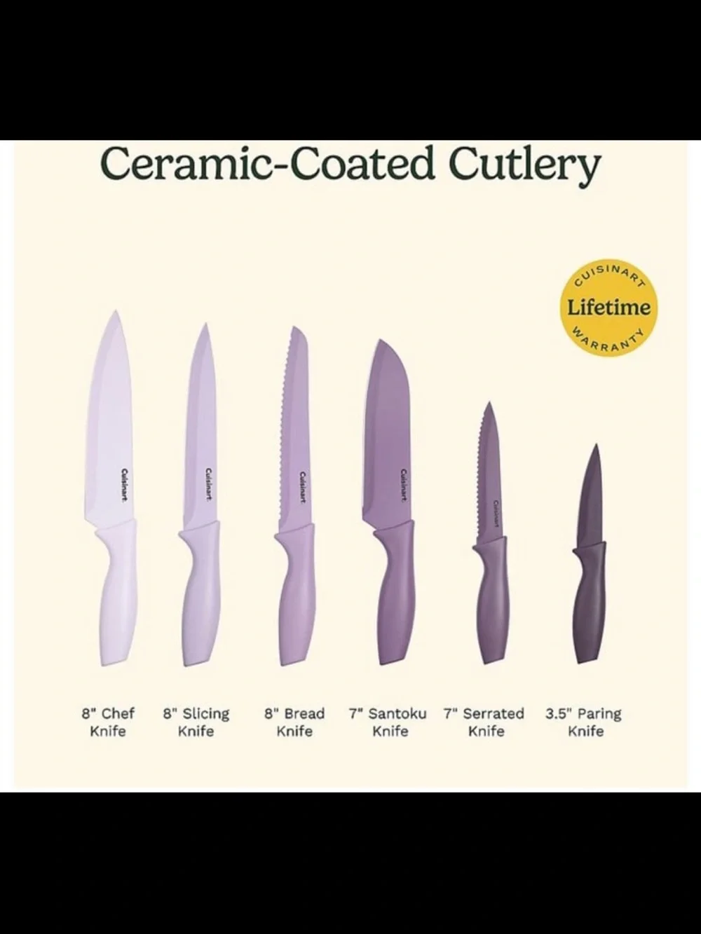 Cuisinart Advantage Ceramic 12-Piece Knife Set